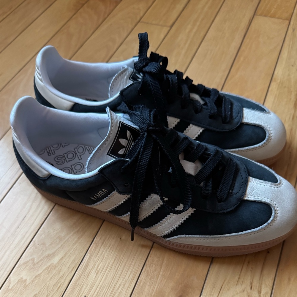 Adidas Samba Classic Black and White  Shoes